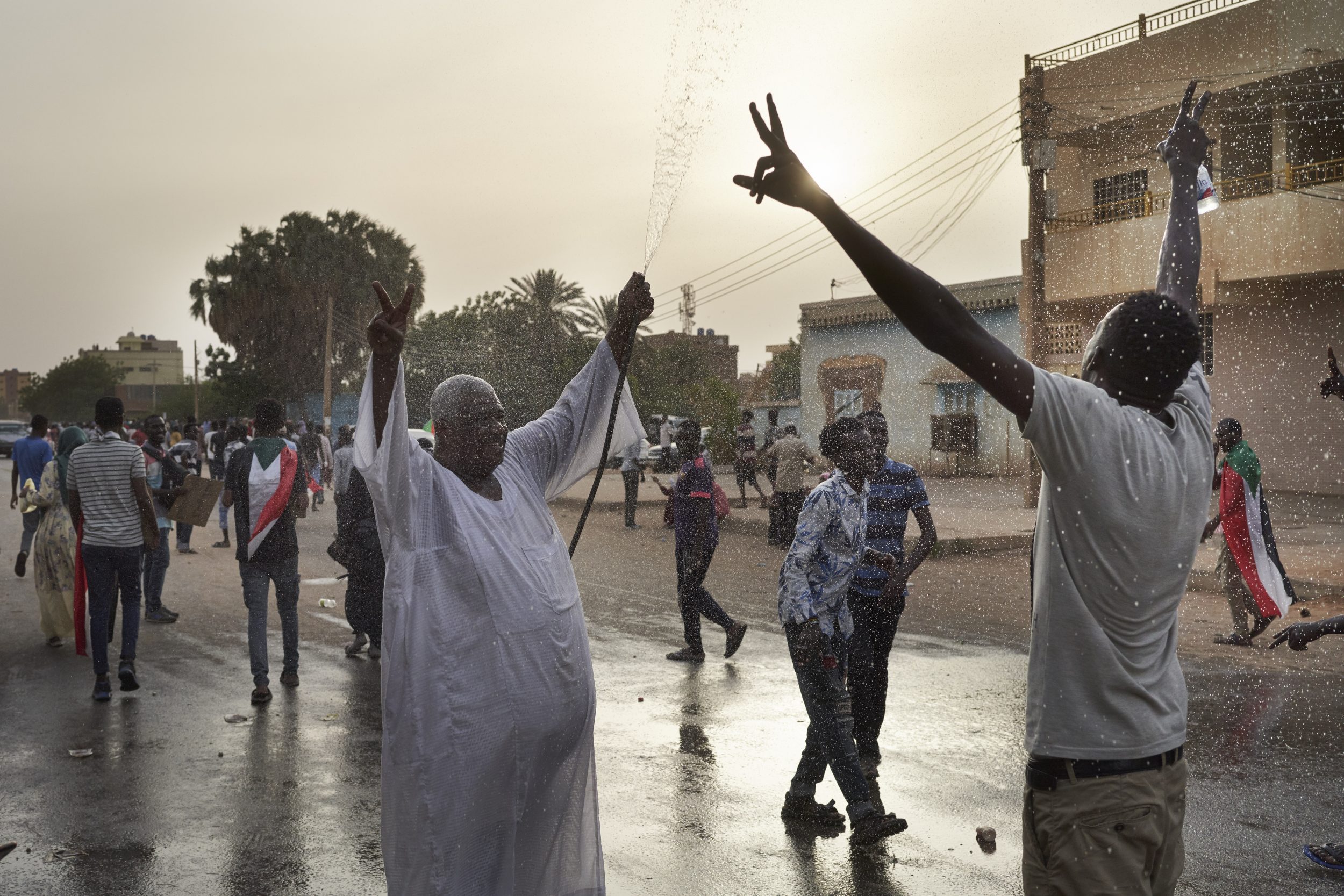 Protesters Take To Streets To Call For End Of Military Rule
