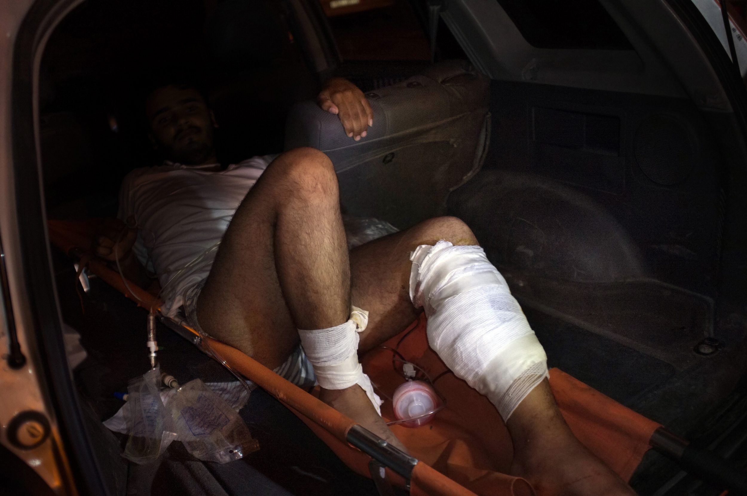Sniper victim in Homs