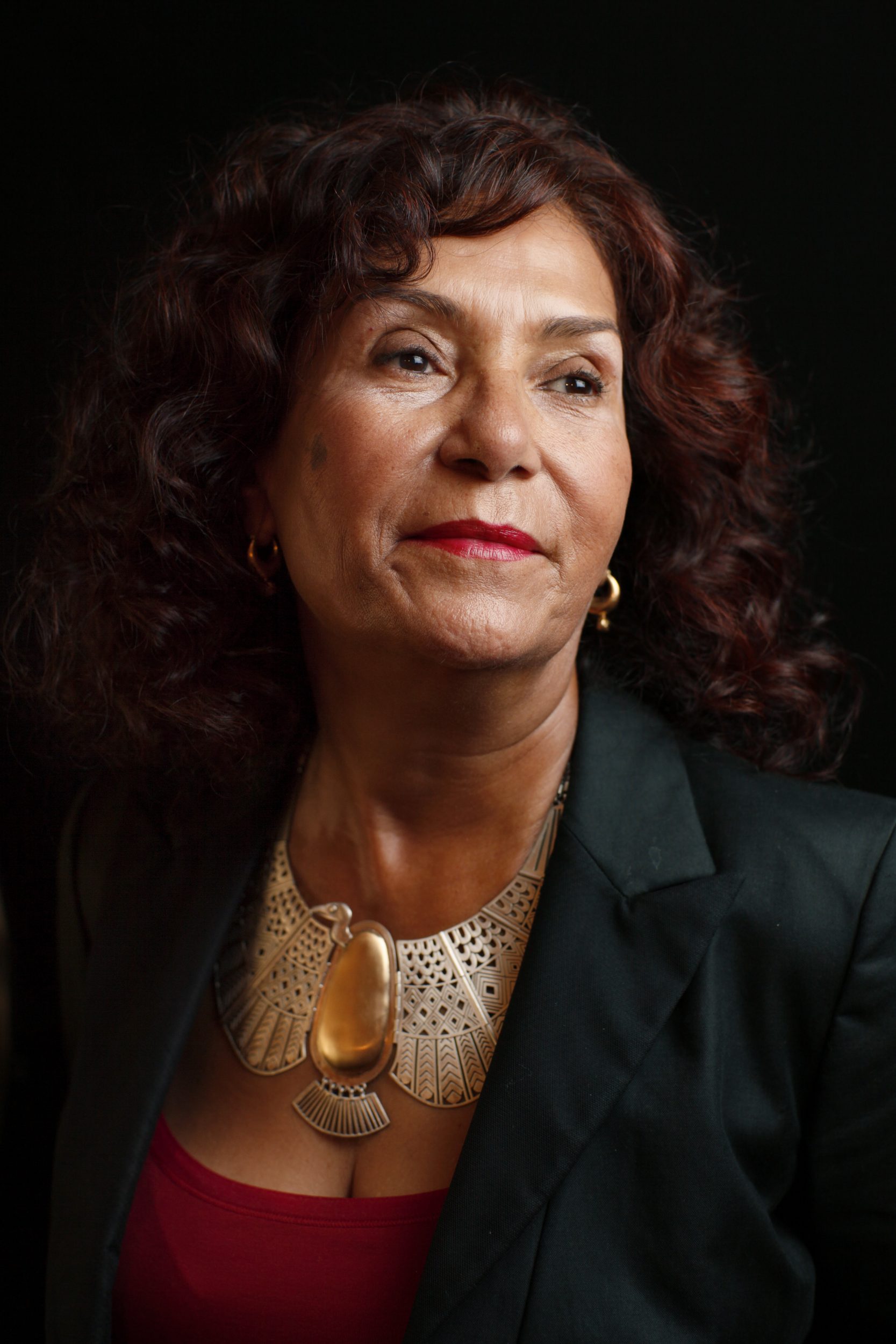 Azza Fahmy, an Egyptian jewelry designer for Oryx in flight magazine.