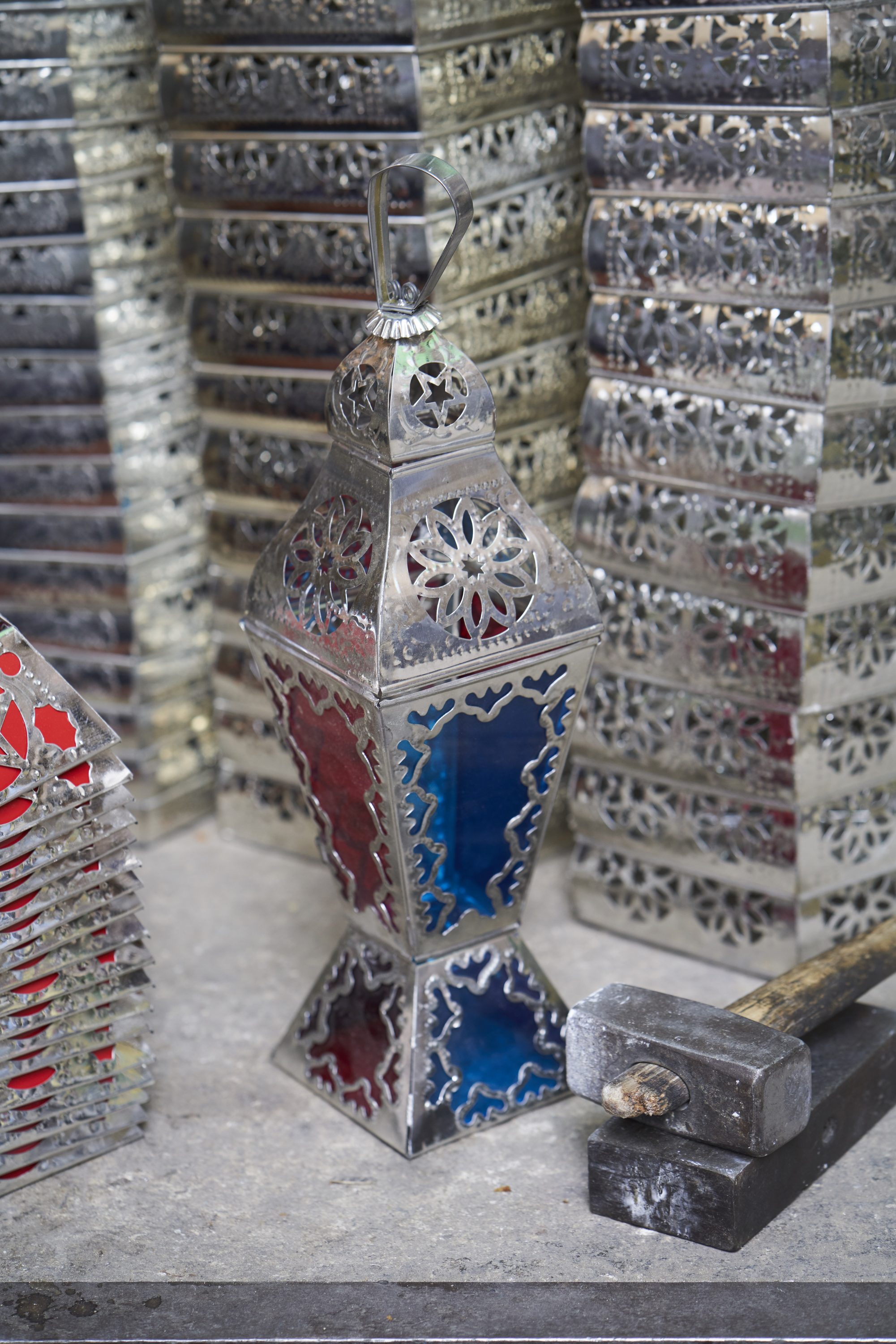 The Ramadan Lantern workshop of Oum Ibrahim in Sayida Zeinab