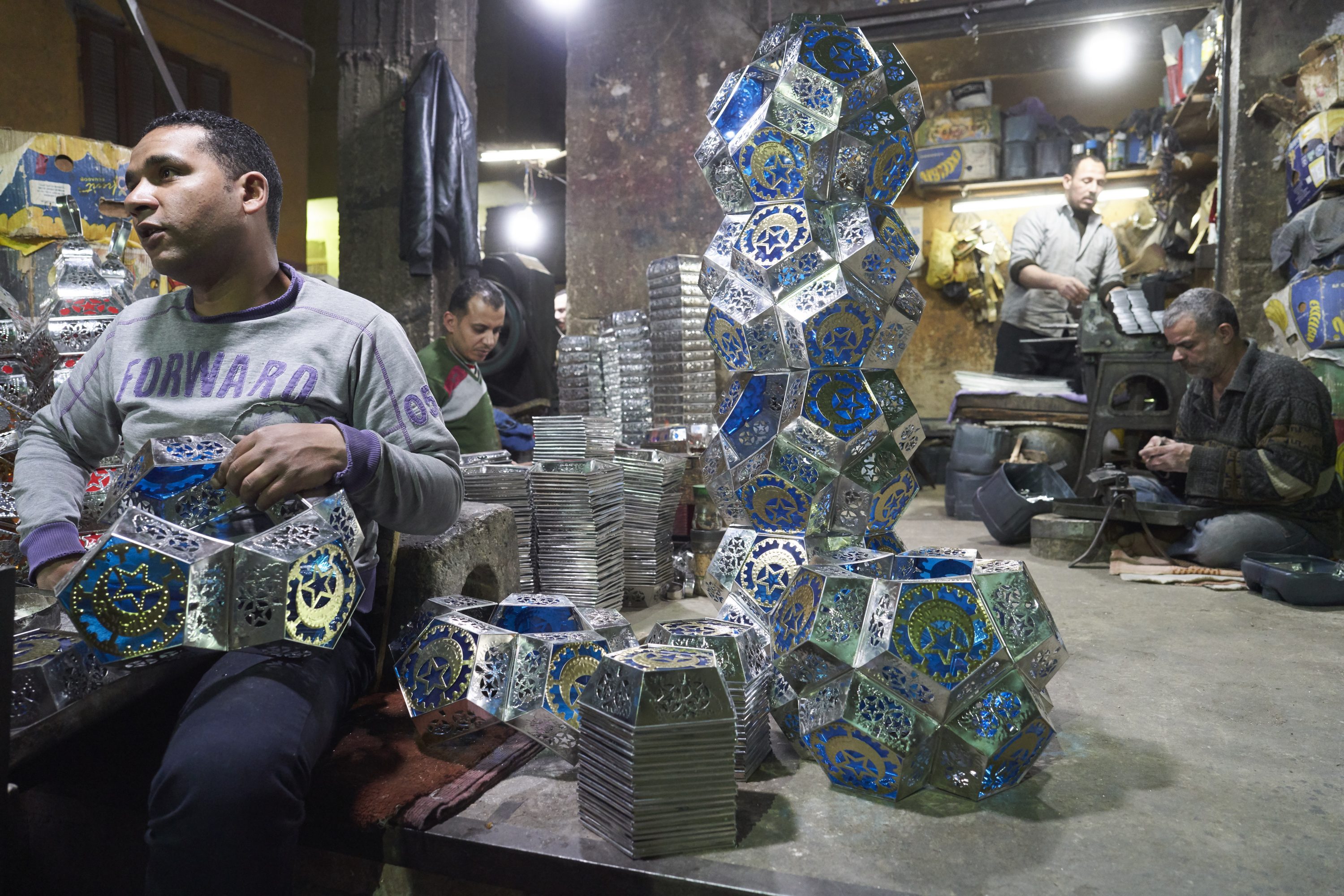 The Ramadan Lantern workshop of Oum Ibrahim in Sayida Zeinab