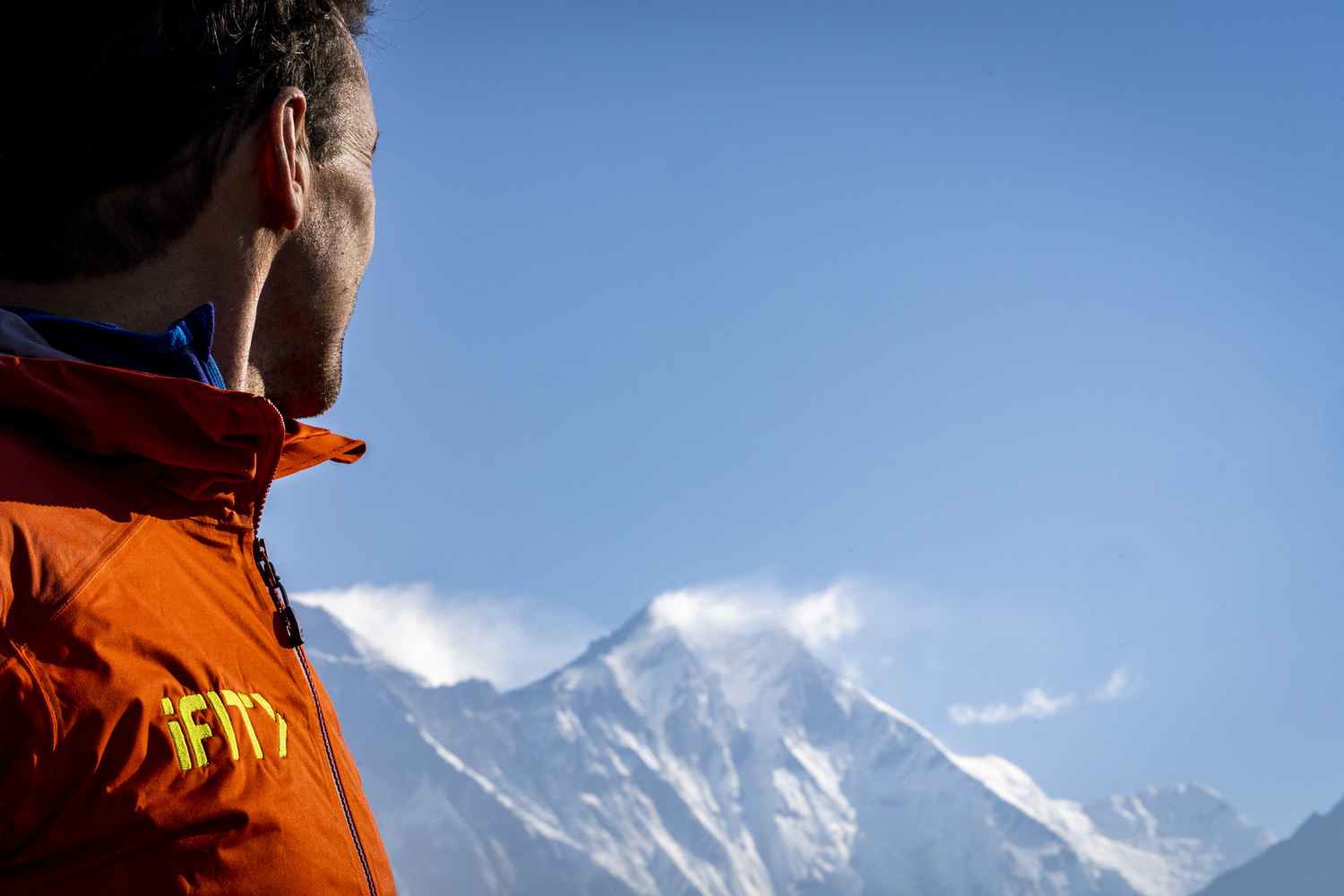 Kenton Cool on the trail to Mt Everest for iFit.