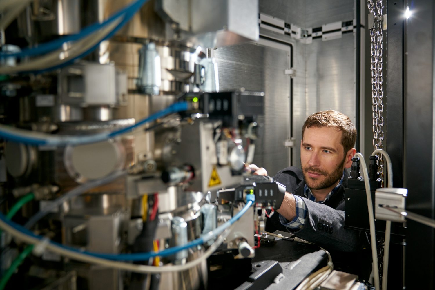 Portrait of a researcher at MIT in Boston, MA