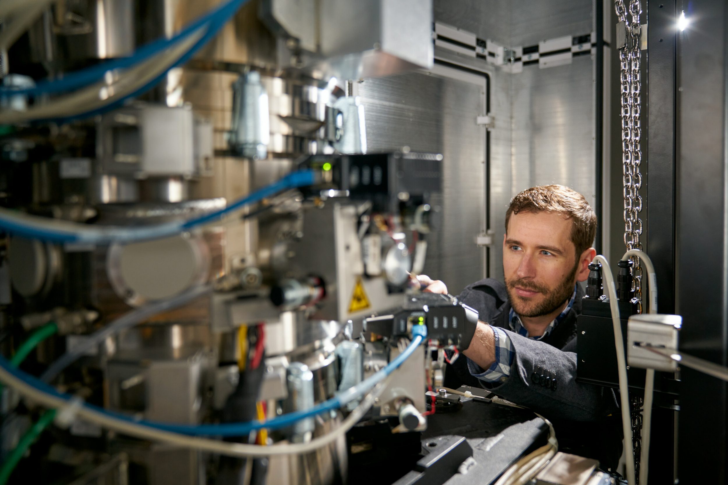 Portrait of a researcher at MIT in Boston, MA