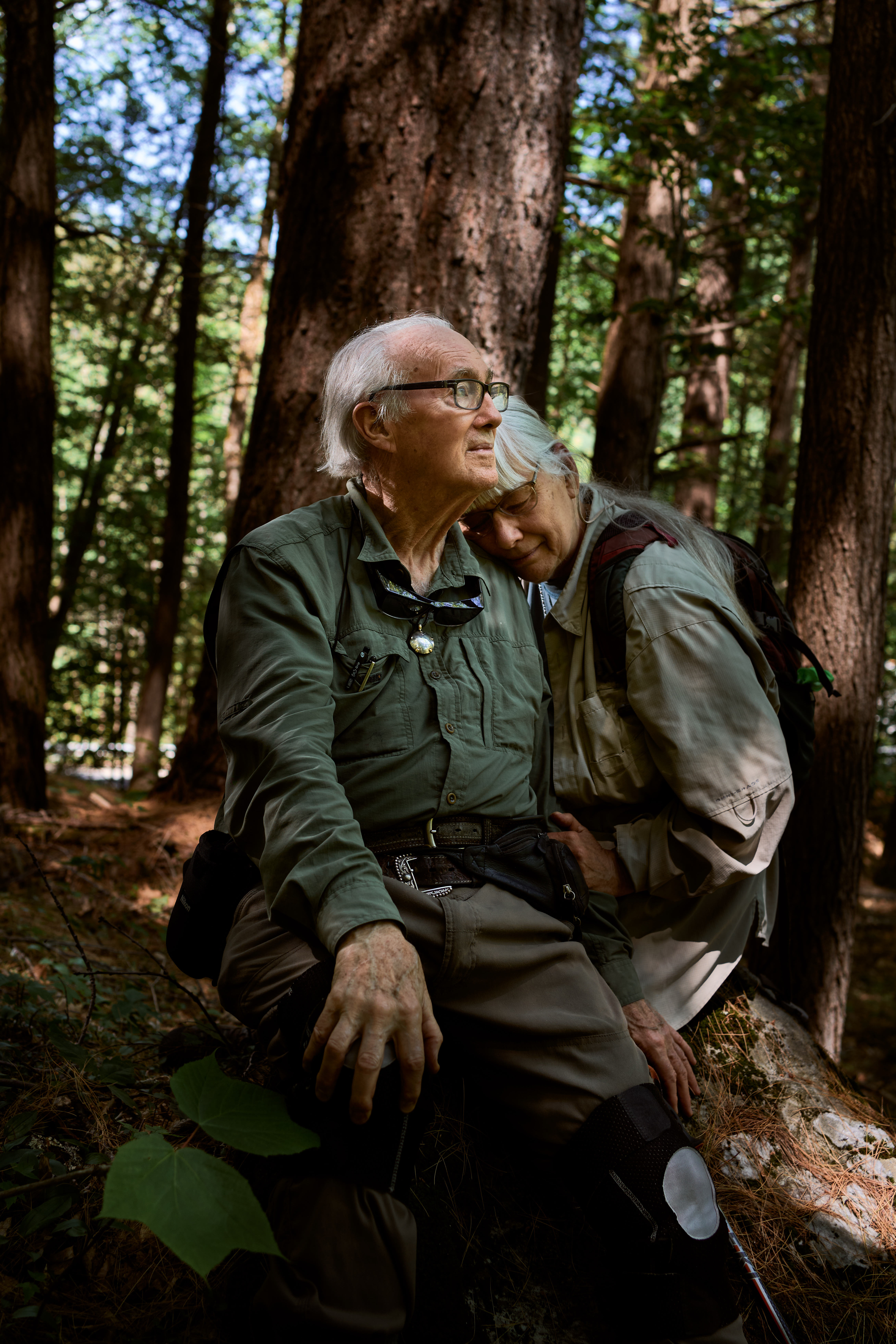 Portrait of Robert Leverett and his wife Monica Jakuc Leverett