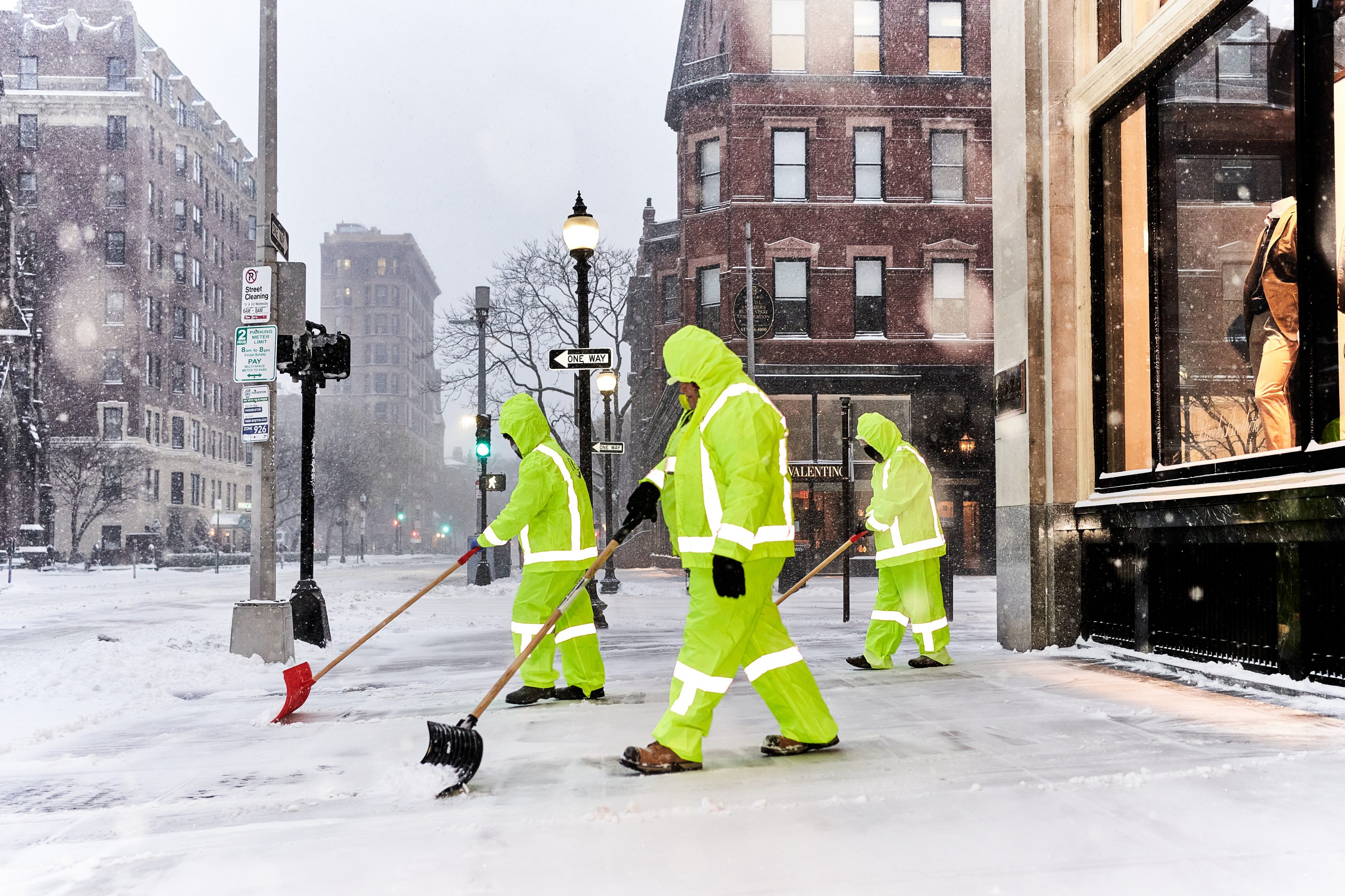 Nor’easter Covers Boston in Snow
