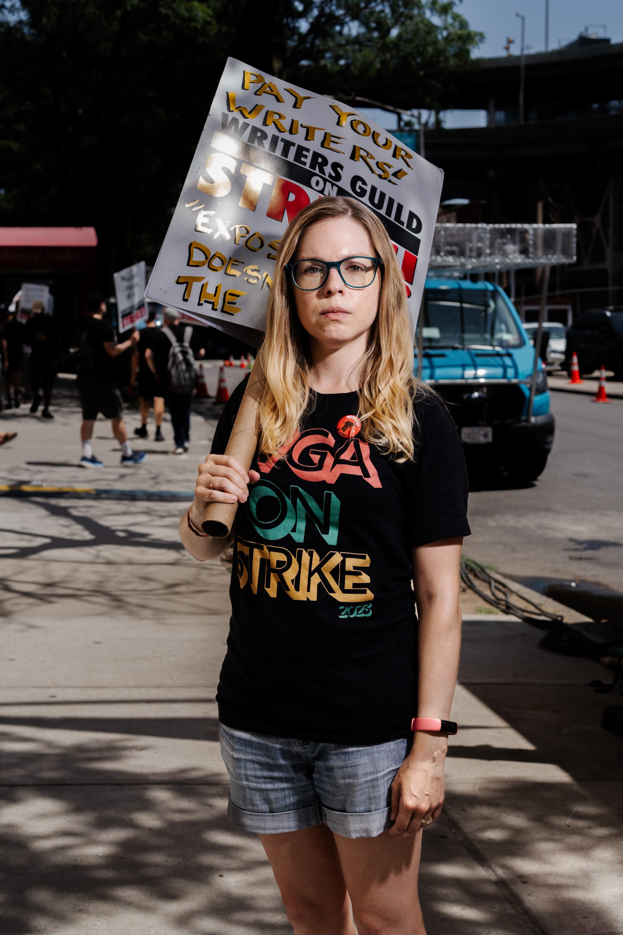 Portrait of New York writer, Sasha Stewart, for the New York Times