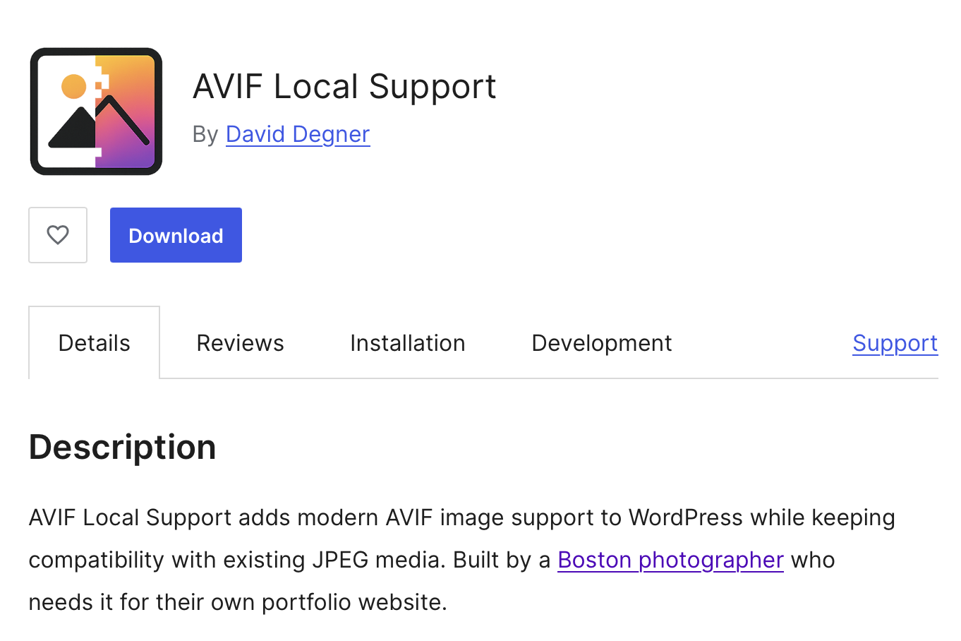 AVIF Local Support &ndash; WordPress Plugin
